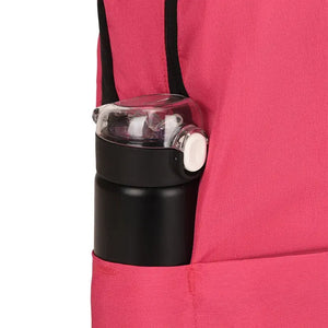 Solid Color Nylon Backpack Bag Trendsi