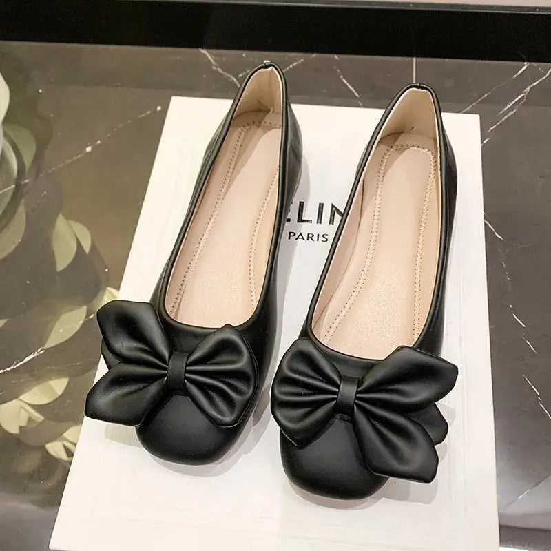 Square Toe Flats Slip-Ons Trendsi