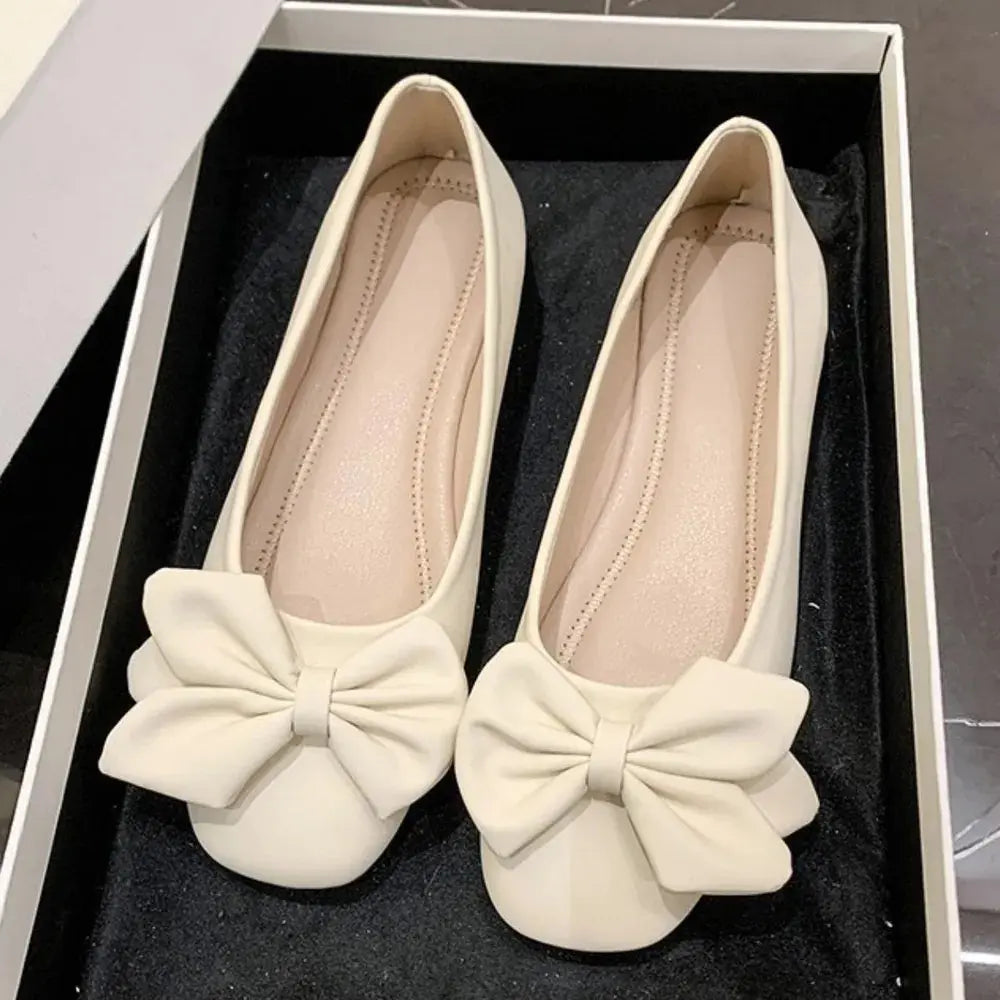 Square Toe Flats Slip-Ons Trendsi