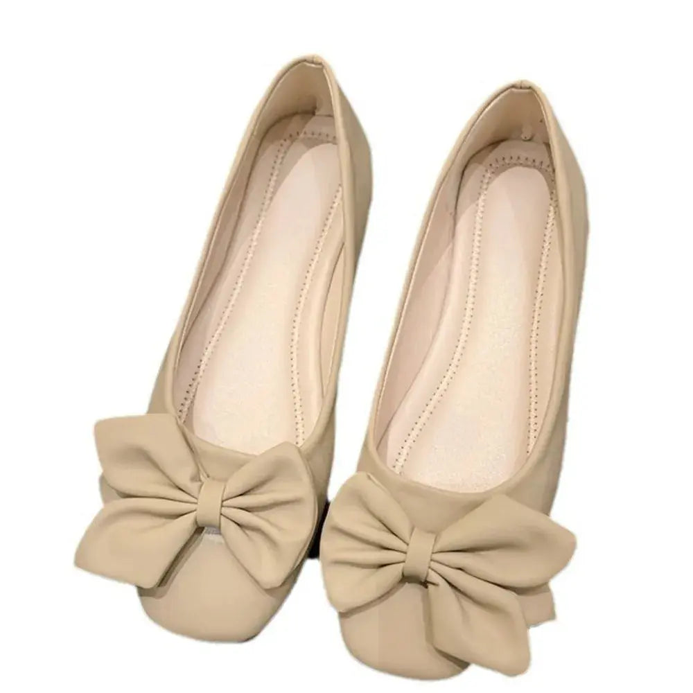 Square Toe Flats Slip-Ons Trendsi