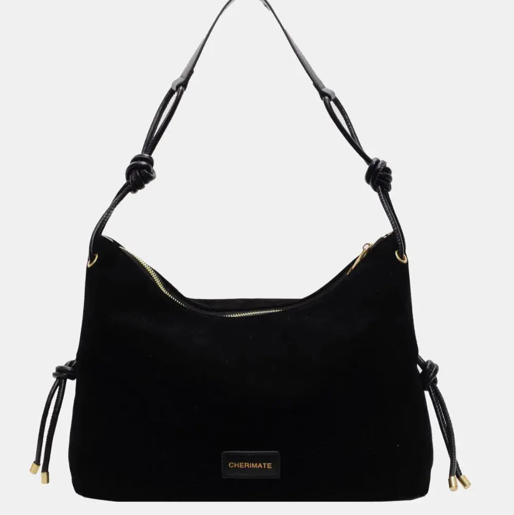 Suede Large Shoulder Bag Trendsi