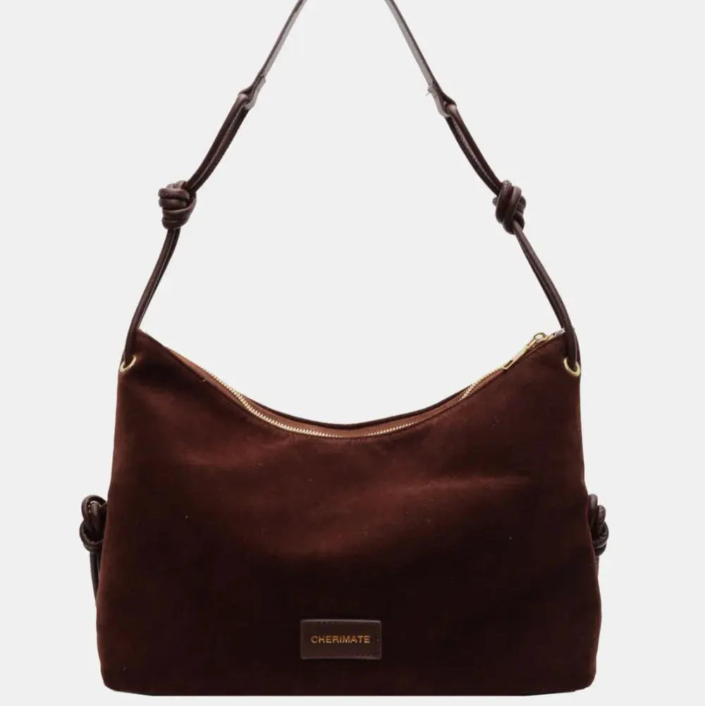 Suede Large Shoulder Bag Trendsi