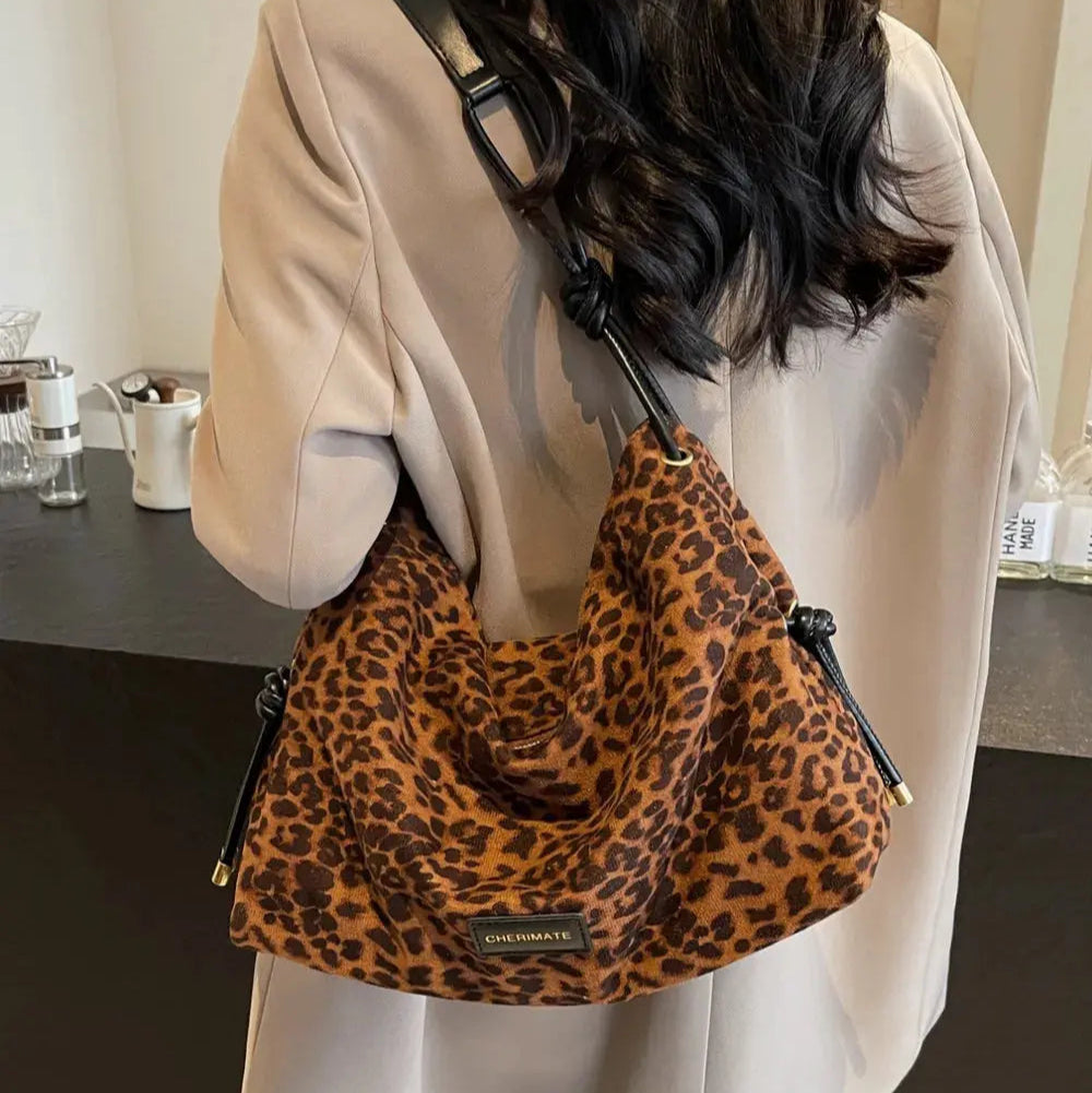 Suede Large Shoulder Bag Trendsi