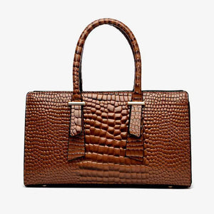 Textured PU Leather Handbag Trendsi