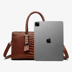 Textured PU Leather Handbag Trendsi