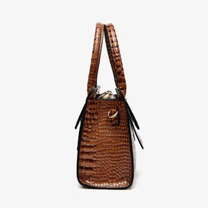 Textured PU Leather Handbag Trendsi