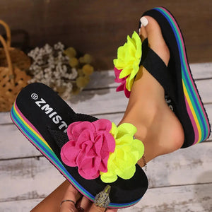 Toe Post Platform Sandals Trendsi