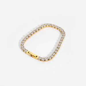 Unite | Premium Stone 18K Gold Zircon Bracelet Beauty Prologue