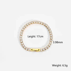 Unite | Premium Stone 18K Gold Zircon Bracelet Beauty Prologue